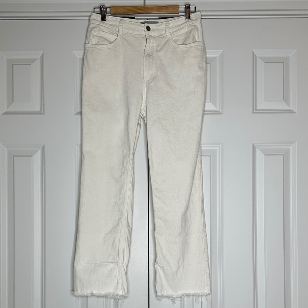Rachel Comey Cream Row Hem Jeans Sz6